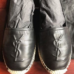 YSL Black Espadrilles